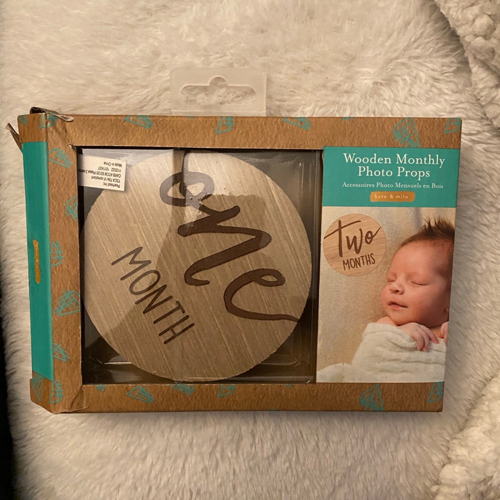 Wooden Monthly Photo Props